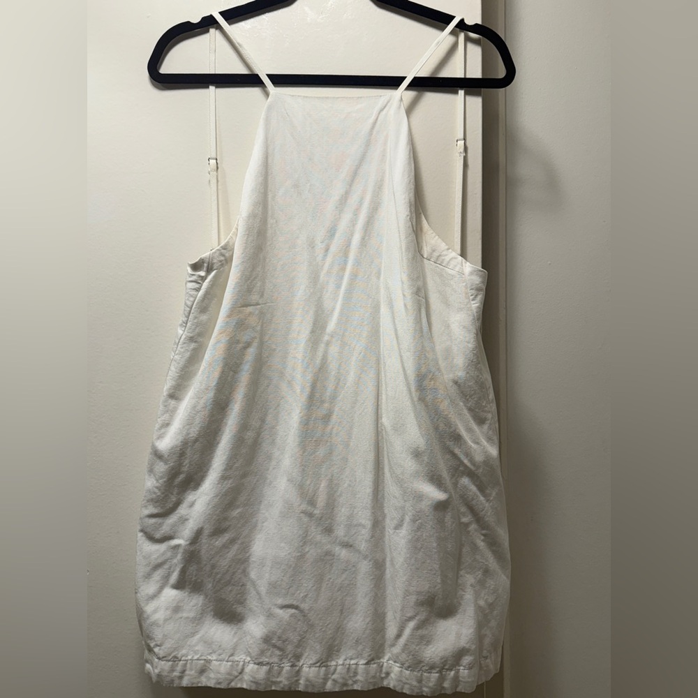 Zara white Fabric dress